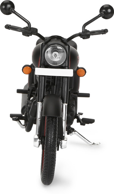 Stealth Black Royal Enfield Bullet 350 Classic Pure Black Royal