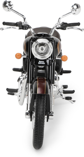 1:12 Scale Royal Enfield Classic 350 Model – Halcyon Black – Working Suspension & Side Stand