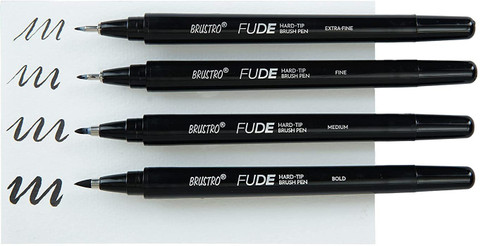 Pen Set Brustro Metallic Brush Pens BRuSTRO Fude Hard-tip Brush