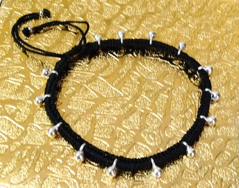 Shukrana MANMORA GHUNGROO ANKLET 01 Fabric Anklet Price in India