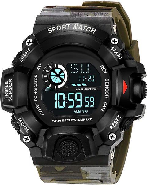 Acnos Water Resistance Water Resistance Digital Watch For Men