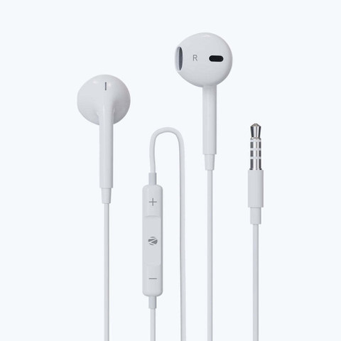 ZEBRONICS Zeb-Buds 30, with In-Line Mic, Jack, 14mm drivers