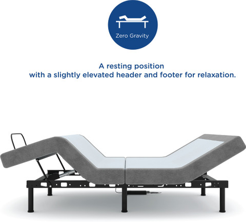 Sleep Matrix Rasp Nilkamal SLEEP Matrix Recliner Metal Queen Bed, 198 cm x 152 cm (6.5 ft ...