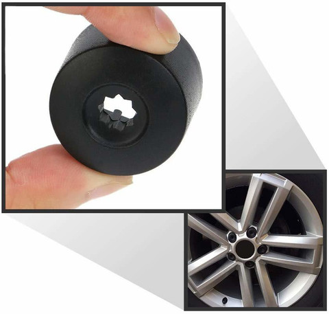 20Pcs Wheel Lug Nut Bolt Cover Caps 19mm Universal Wheel Hub Screw Cover with