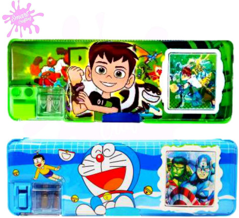 SmartKrafting Cute Cartoon Printed Pencil Case for