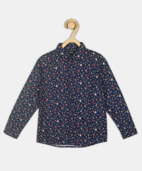 abof by Aditya Birla Boys Floral Print Casual Multicolor Shirt