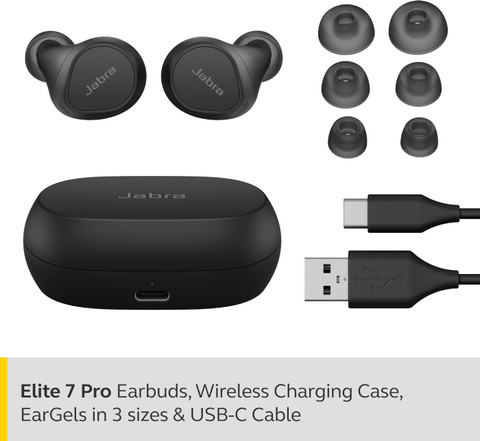 JABRA Elite 7 Pro with Adjustable Active Noise Cancellation