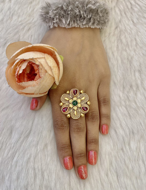 Finger Latest Gold Ring Design With Price Eshna More Antique Gold