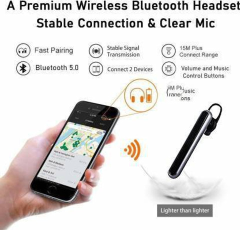 Foxne Point Wireless Bluetooth Headset With Mic, one side (Single ear)  Handfree Bluetooth
