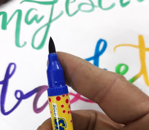 STIC 2-in-1 Brush Strokes Pens [Brush Twin Tip - 12 Shades] - 2-in