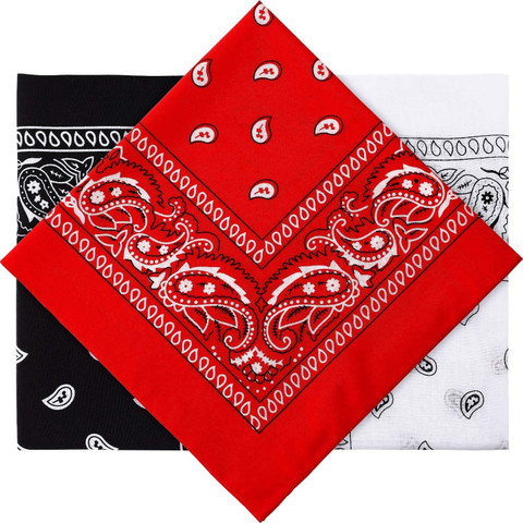 Bismaadh Paisley Unisex Bandana Scarf Men Women Head Scarf Neck