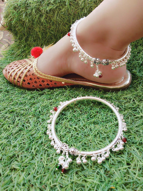 Zakhi Art Brass Anklet