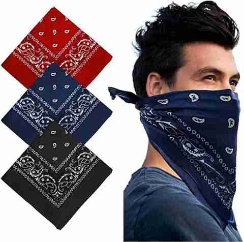 Bismaadh Bandana Head Scarf, Headband Multifunctional Cotton