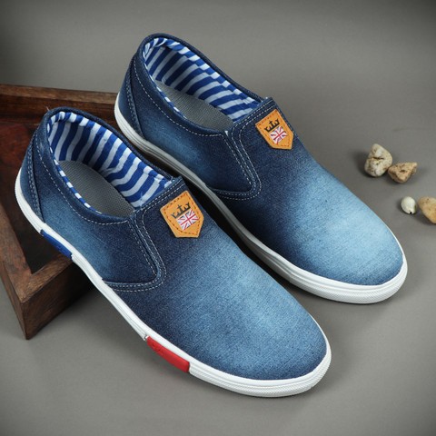 KRAFTER Slip On Denim casual Loafers For Men Buy KRAFTER Slip On