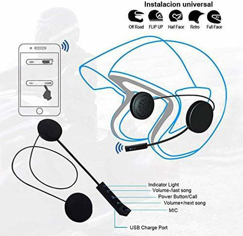 cancelling buds low profle for motorcycle helmets MOTOEYE E6+ Helmet HUD, Bluetooth, Rearview Camera, CarPlay Motorcycle Plugfones Earbuds: A Helmet