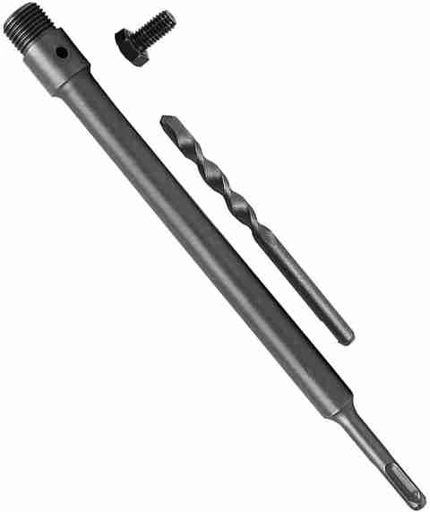 Check Rod Inditrust Heavy duty 300mm Concrete rod for Connected of Hole saw and ...