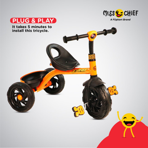 Miss Chief by Flipkart Comet Stylish Tricycle for Kids with Rear
