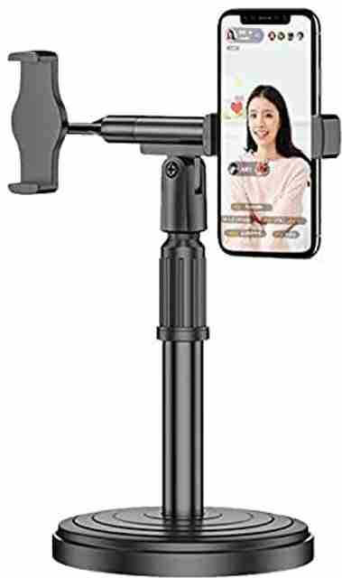 Viraan Dual Phone Holder Desktop Adjustable Smartphone Phone