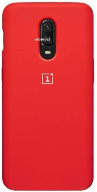 MOBILOVE Back Cover for OnePlus 6T Pure Liquid Soft Matte