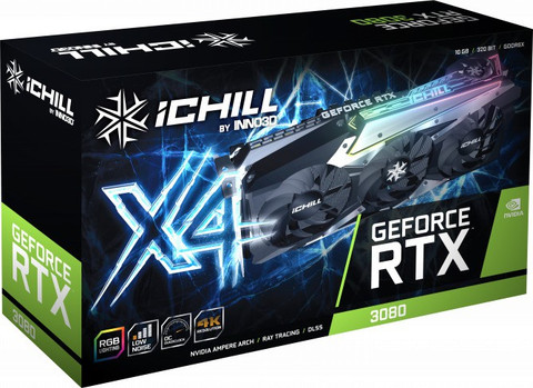 Inno3D GEFORCE RTX 3080 iChill X4 LHR GDDR6X 12 GB NVIDIA Chipset