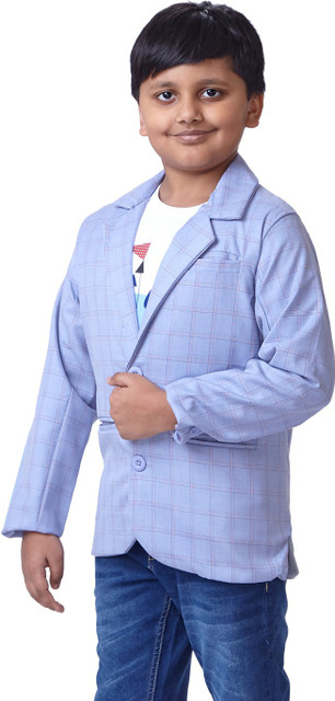 Knit N Knot Boys Party(Festive) Blazer Jeans, T-shirt, T-shirt