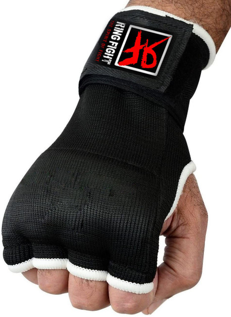 RF RING FIGHT Boxing Hand Wraps Inner Gloves, Wrist Straps, Elasticated  Inner Gloves