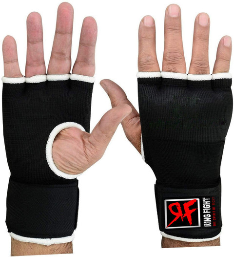 RF RING FIGHT Boxing Hand Wraps Inner Gloves, Wrist Straps, Elasticated  Inner Gloves