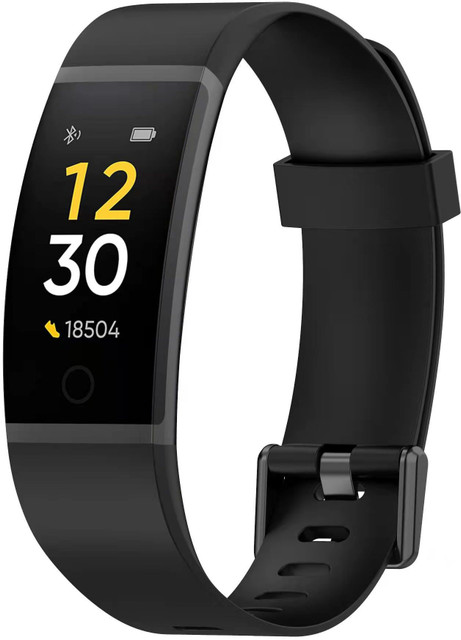 nanna silicon strap belt for realme smart band watch RMA 183 black