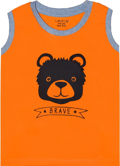 Luke and Lilly Baby Boys Printed Cotton Blend Regular T Shirt