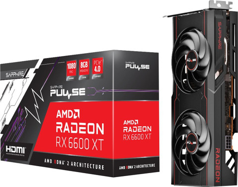 AMD Sapphire PULSE Radeon™ RX 6600 XT Graphic Card with 8 GB GDDR6