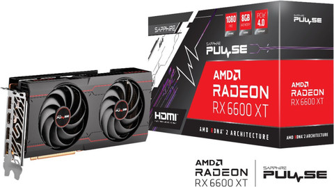 AMD Sapphire PULSE Radeon™ RX 6600 XT Graphic Card with 8 GB GDDR6
