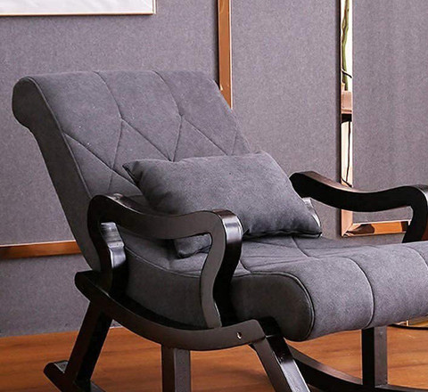 Smarts collection Rose Wood Rocker Rocking Lounge Chair Recliner Relaxation  Lounging Relaxing Seat Solid Wood Seater Rocking Chairs