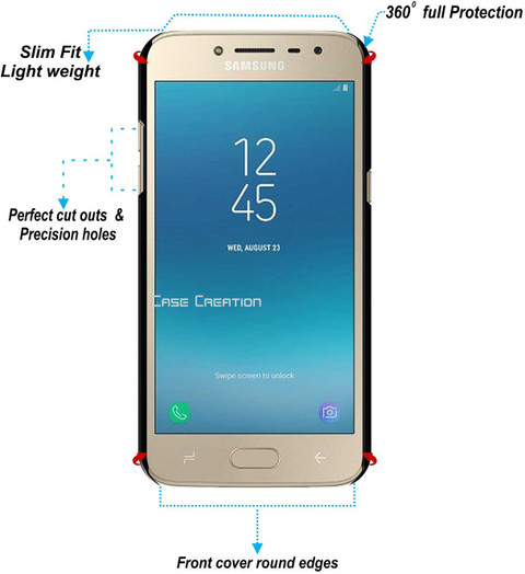 CASE CREATION Back Cover for Samsung Galaxy J2 (2018) SM-J250