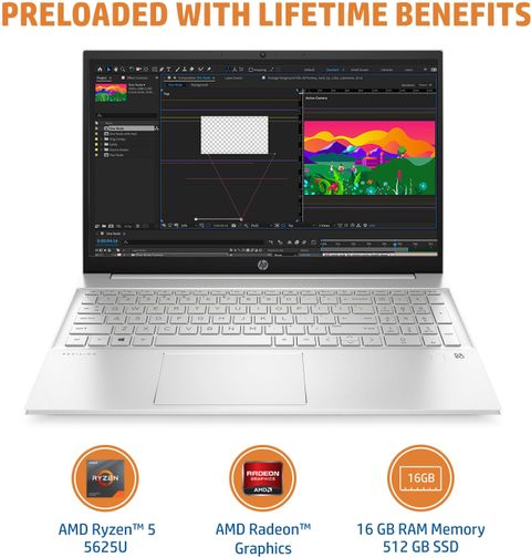 HP Pavilion AMD Ryzen 5 Hexa Core 5625U - (16 GB/512 GB SSD