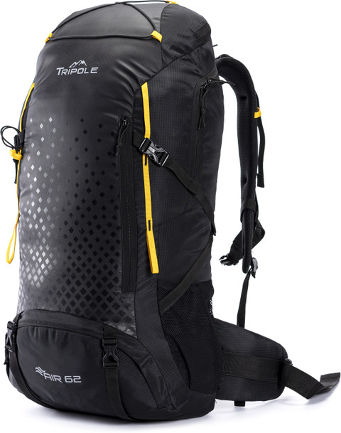 Tripole Air Traveling and Hiking Rucksack 62 L Black Price in