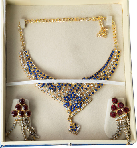 Box Queen Satin Jewellery Box set For Necklace and Earing Storage