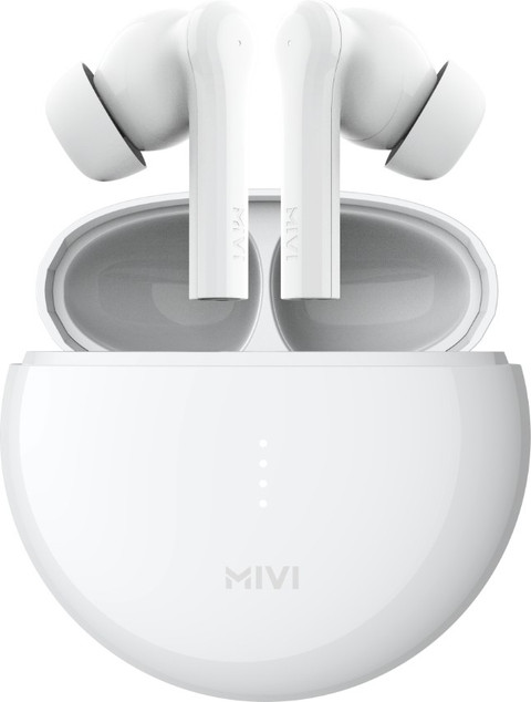 Mivi DuoPods F60 ENC with 50+ Hrs Playtime| Made in India Powerful Bass  Mics Bluetooth