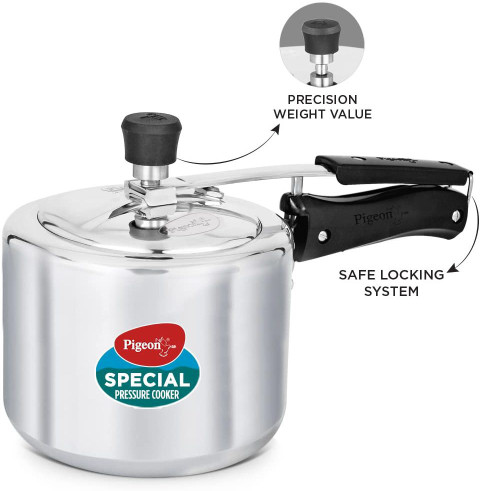 Pigeon Special L Inner Lid Pressure Cooker Price in India Buy - Main Image