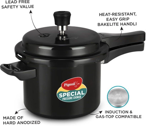 Pigeon Special and L, L Outer Lid Induction Bottom Pressure