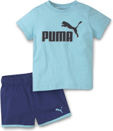 PUMA Boys Girls Casual T-shirt Shorts