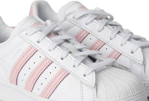 Adidas Originals Superstar Superstar White And Light Pink ADIDAS