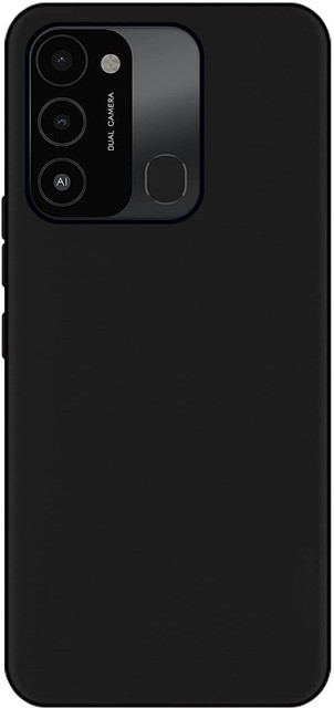 Amazon Tecno Go Spark Plus Cover Buy Plain Black Soft Silicone