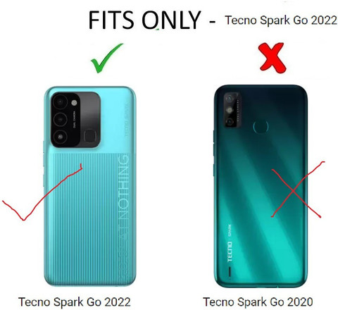 COVERNEW Back Cover for Tecno KG5 /Spark Go 2022 COVERNEW