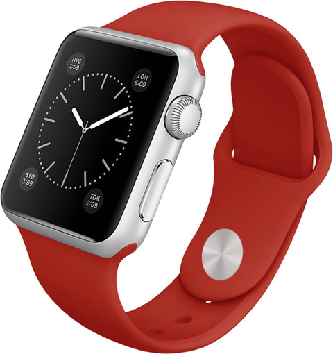 ACM Sliding Watch Strap Silicone Belt for Apple Watch Se 40mm