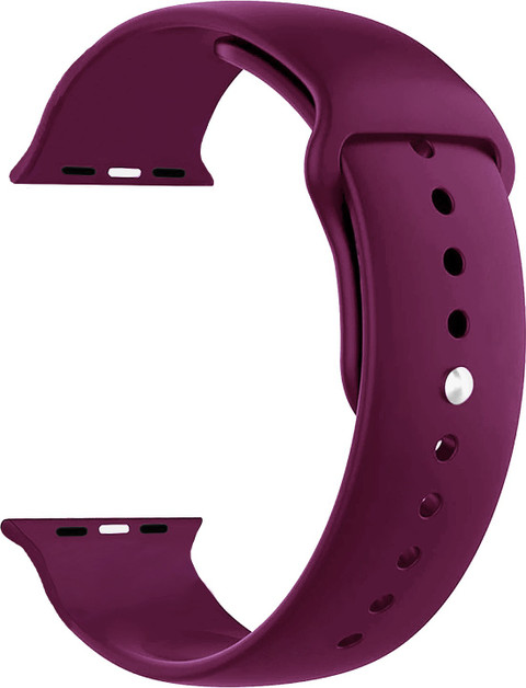 ACM Sliding Watch Strap Silicone Belt for Apple Watch Se 44mm Smartwatch  Purple Smart Watch Strap