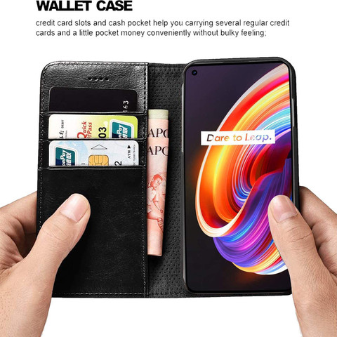 GoPerfect Flip Cover for Redmi Note Pro Max |Leather Finish Flip