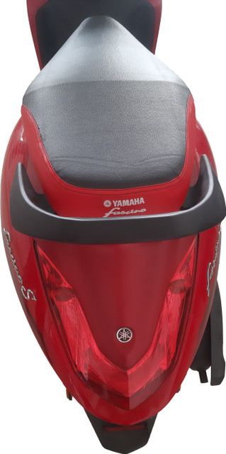 blackjackseats Single Seat Cover For Yamaha Fascino Black Red