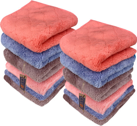 CLUZE Microfiber Face Towel/Women's Plain Soft Hanky-Baby Shower