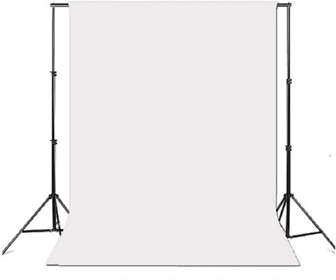 Cam cart 8ftx12ft White Backdrop With 9ftx9ft Background Stand Kit