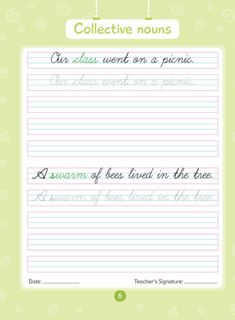 My English Copybook Cursive Writing 3 | Class 3 English Handwriting ...